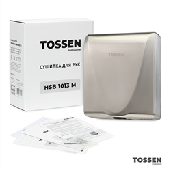 Сушилка для рук с бесщеточным двигателем  - TOSSEN HSB 1013 M - фото 6832