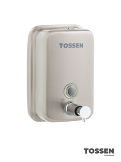 TOSSEN MN-500 M (Steel Line) - механический диспенсер жидкого мыла - фото 7241