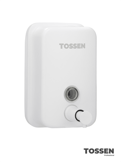 TOSSEN MN-500 MW (Arctic White) - механический диспенсер жидкого мыла - фото 7465