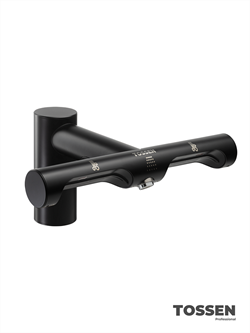 TOSSEN LS 1702 MB  - смеситель с сушилкой для рук (бесщеточный мотор) (коллекция "Матовый чёрный") - фото 7662