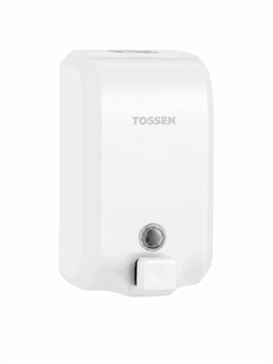 TOSSEN MN-2500 MW - механический диспенсер жидкого мыла (коллекция "Белая сталь") - фото 7724