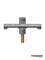 TOSSEN DH 1709 MM  - смеситель с сушилкой для рук (бесщеточный мотор) (коллекция "Благородный графит") - фото 7854