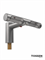 TOSSEN DH 1709 MM  - смеситель с сушилкой для рук (бесщеточный мотор) (коллекция "Благородный графит") - фото 7856