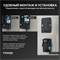 TOSSEN LS 2102 MB - сушилка для рук (коллекция «Матовый чёрный») - фото 7921