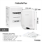 TOSSEN LS 2102 MW - сушилка для рук (коллекция «Классический белый») - фото 7937